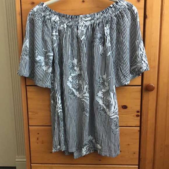 Kaffe off the shoulder top size medium - Picture 3 of 7